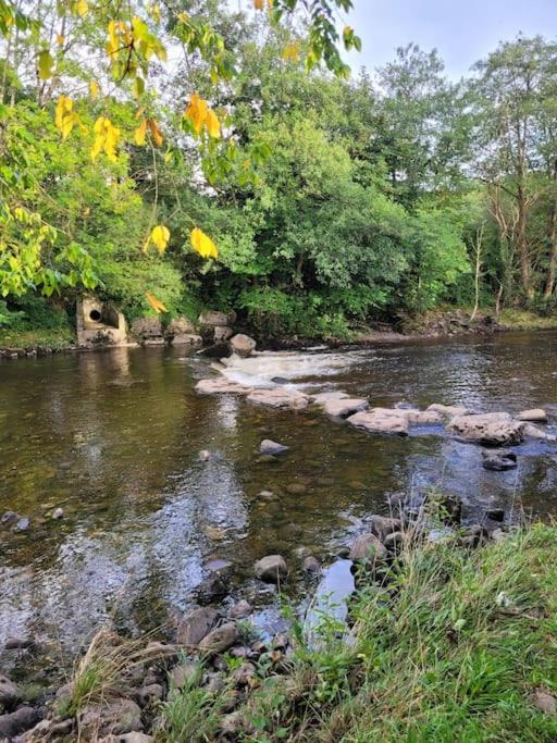 Riverside Bungalow - Direct River Access! Ystradgynlais Bagian luar foto